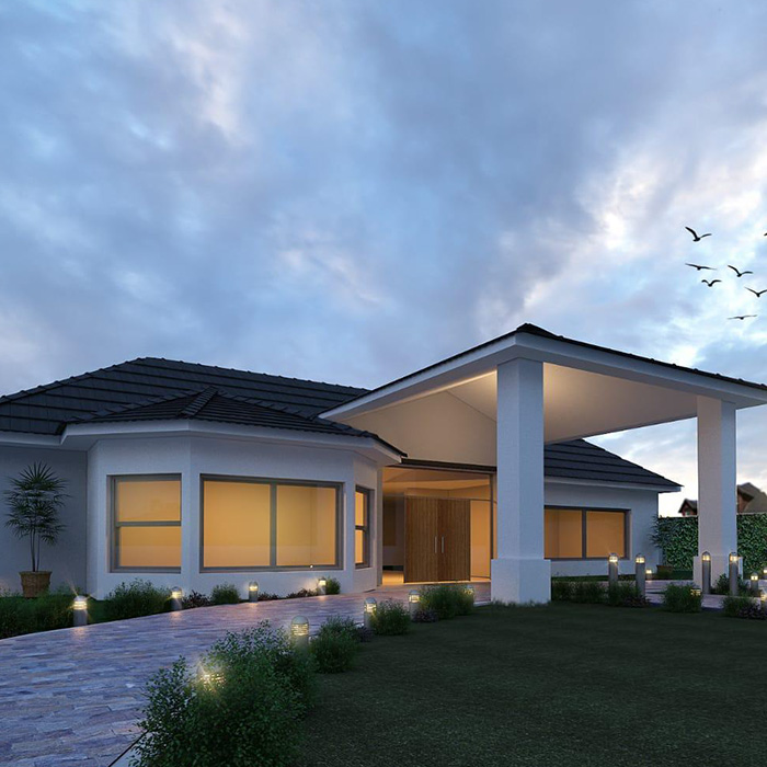 Beautiful new house built